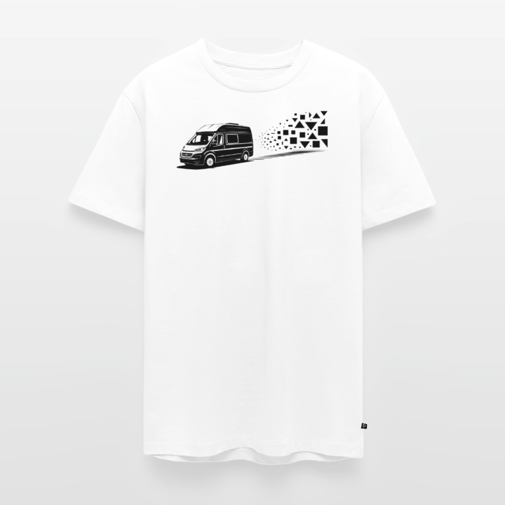 Vanlife Motion - Herren Camping T-Shirt - Weiß