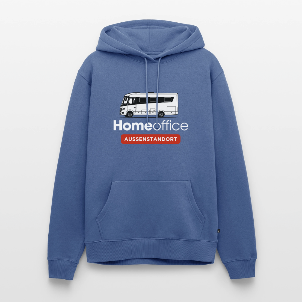 Vollintegriert Homeoffice - Herren Camping Hoodie - Taubenblau
