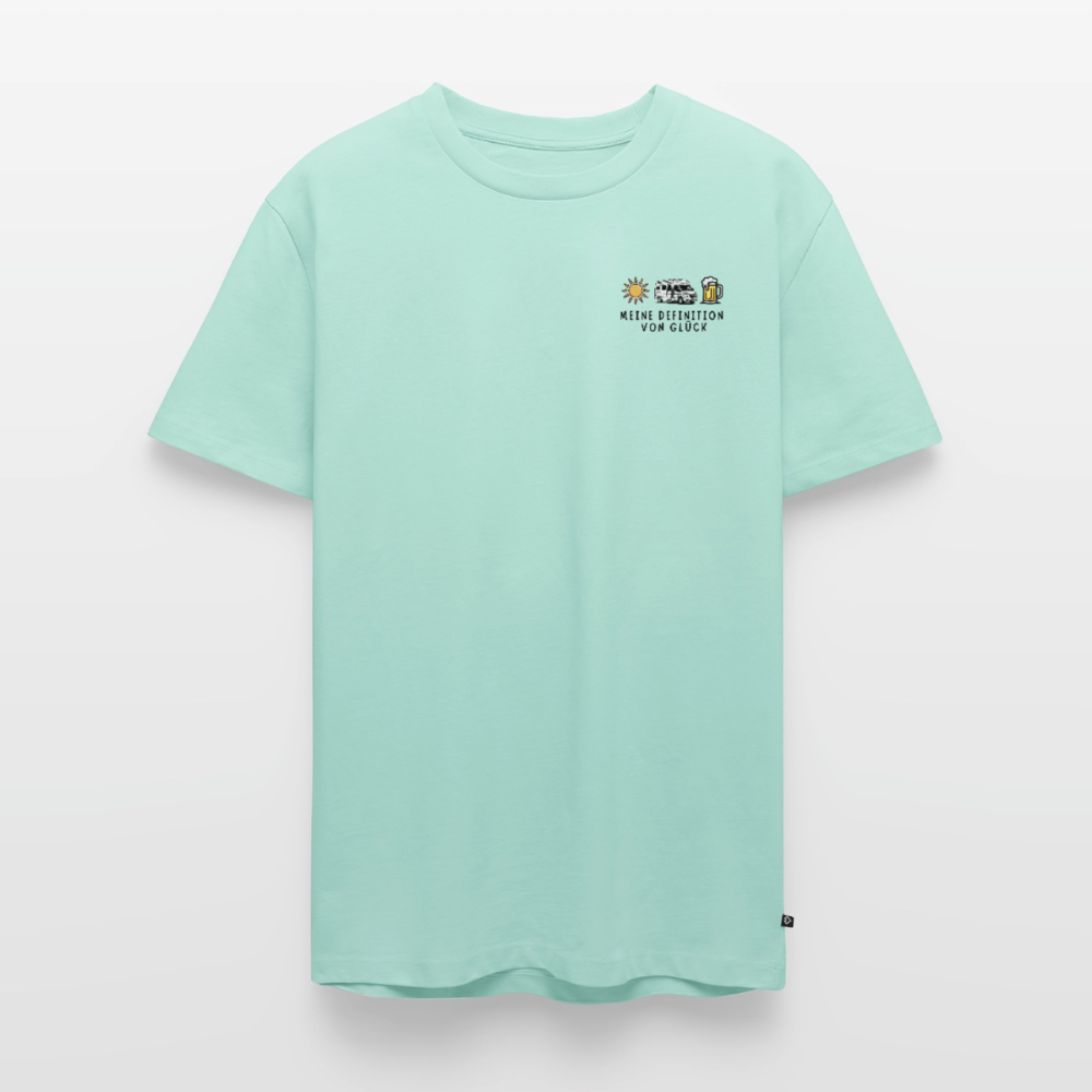 Definition von Glück - Herren Camping T-Shirt - Van