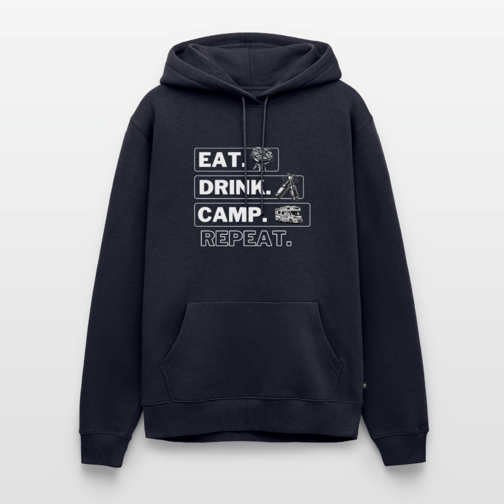 Eat Drink Camp - Herren Camping Hoodie - Wohnmobil - Navy