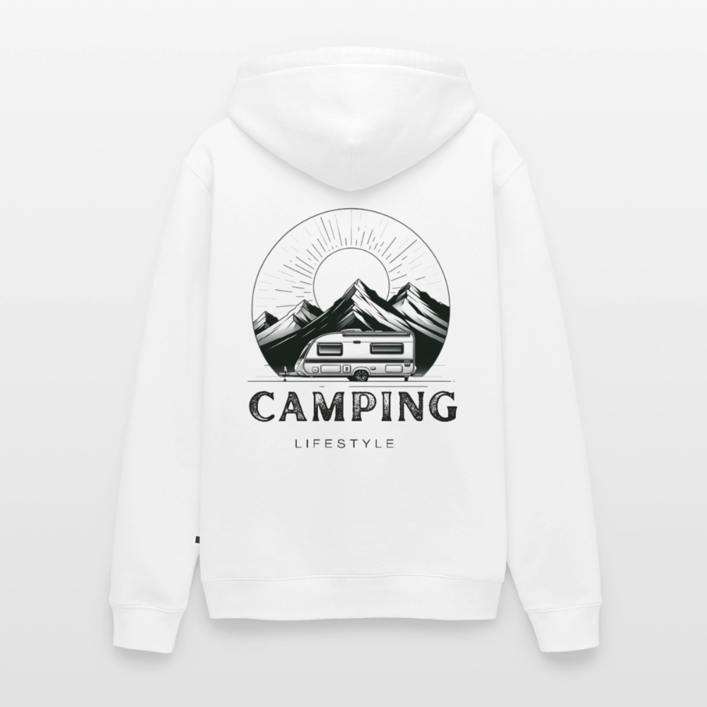 Camping Lifestyle - Herren Camping Hoodie - Weiß