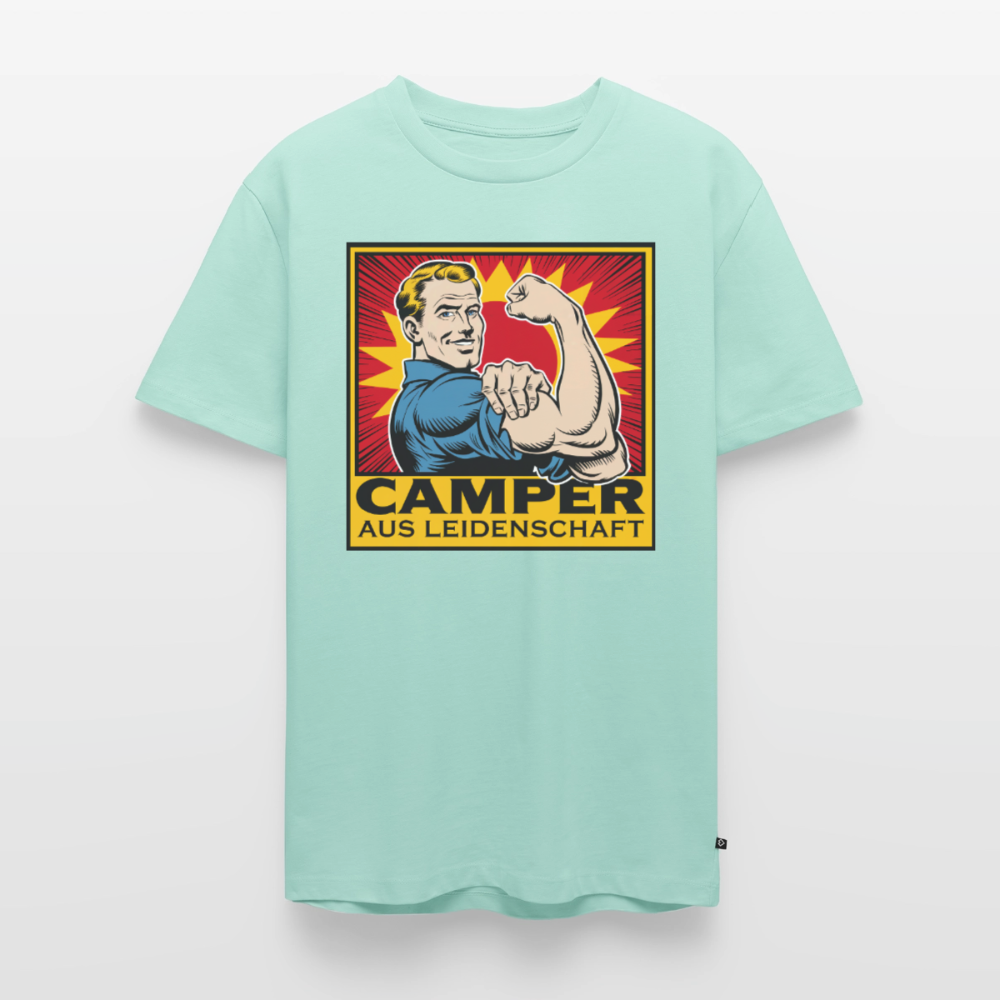 Starke Camper- Herren Camping T-Shirt - Mint
