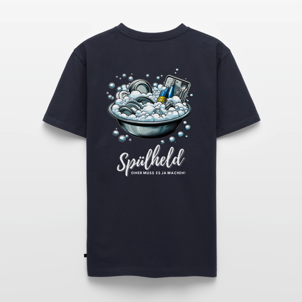 Camping Spülheld - Herren Camping T-Shirt - Navy
