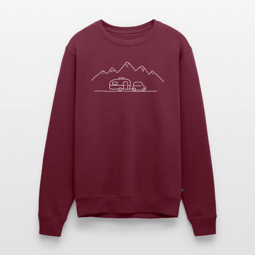 Keep it simple - Herren Camping Sweatshirt - Burgunderrot