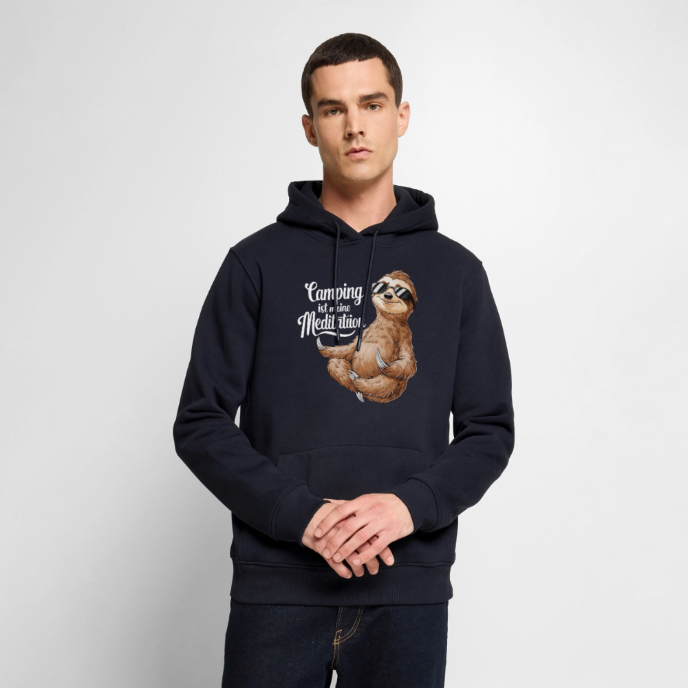 Camping ist Meditation - Herren Camping Hoodie - Navy