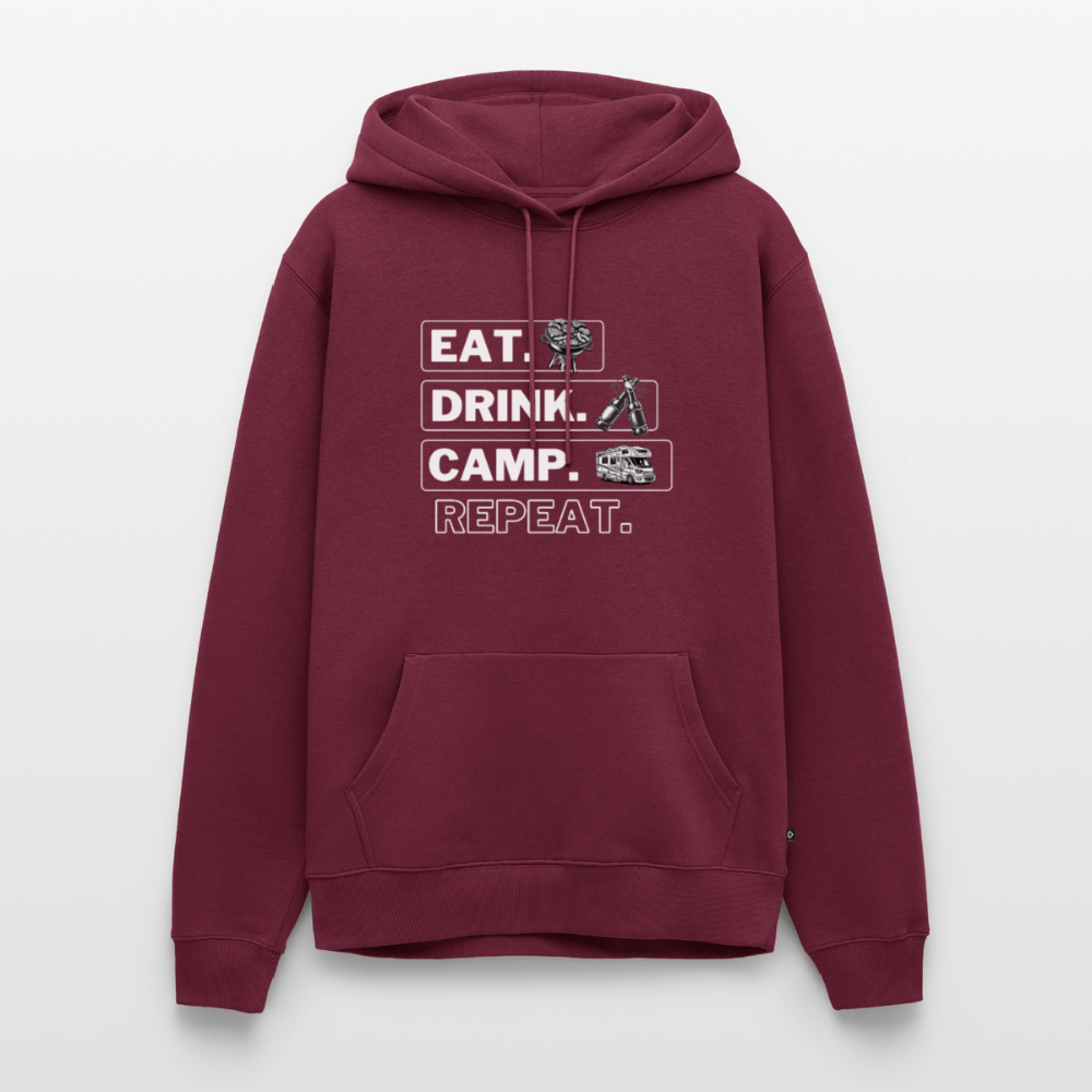 Eat Drink Camp - Herren Camping Hoodie - Wohnmobil - Burgunderrot