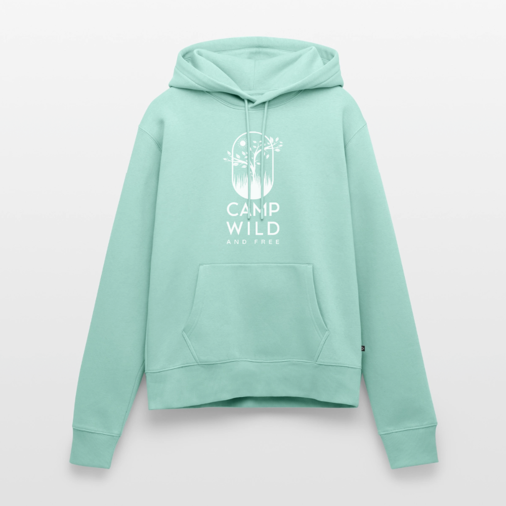 SS - Damen Hoodie - Wild and Free - Mint