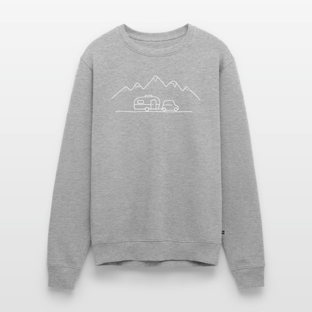 Keep it simple - Herren Camping Sweatshirt - Grau meliert