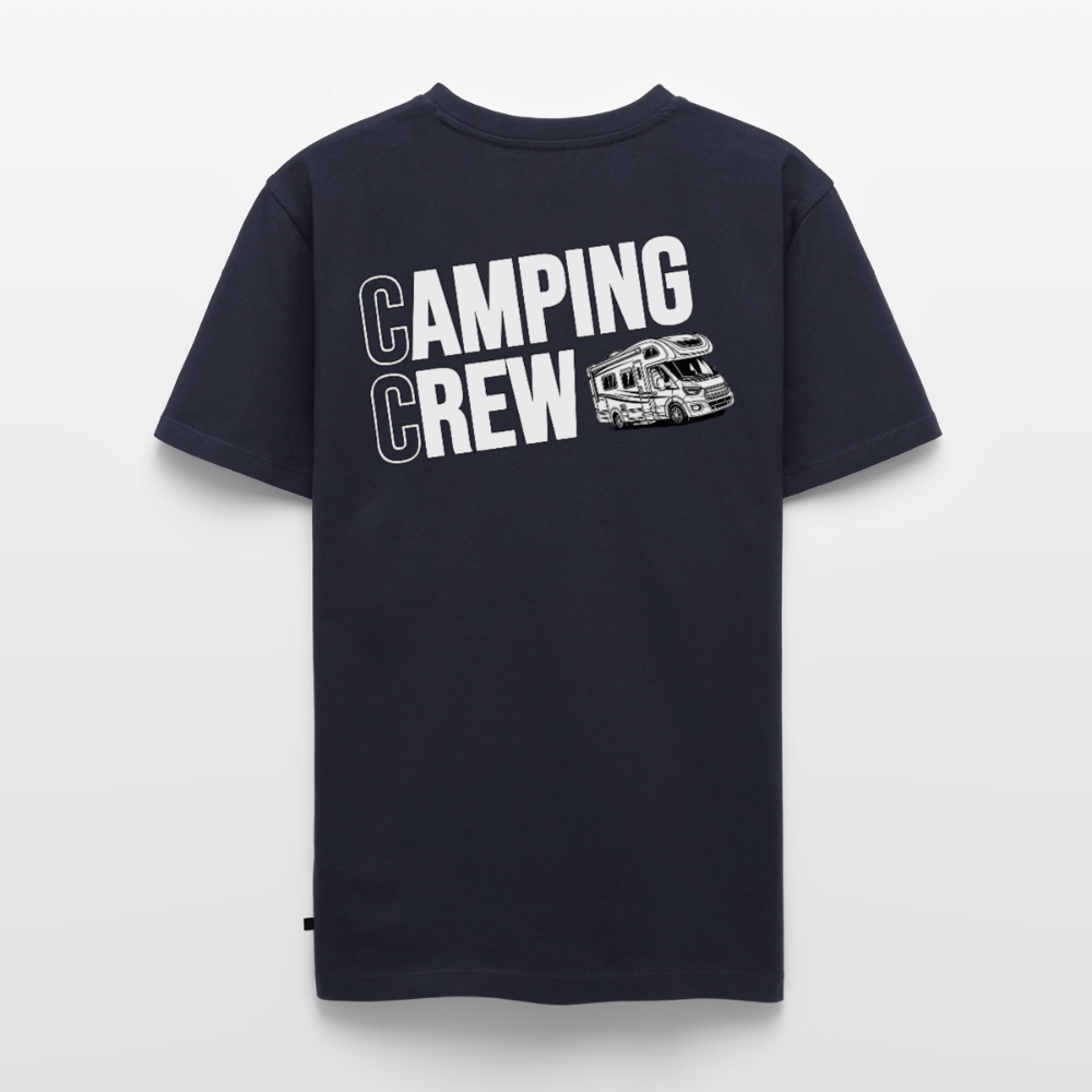 Wohnmobil Camping Crew - Herren Camping T-Shirt - Rückendruck - Navy