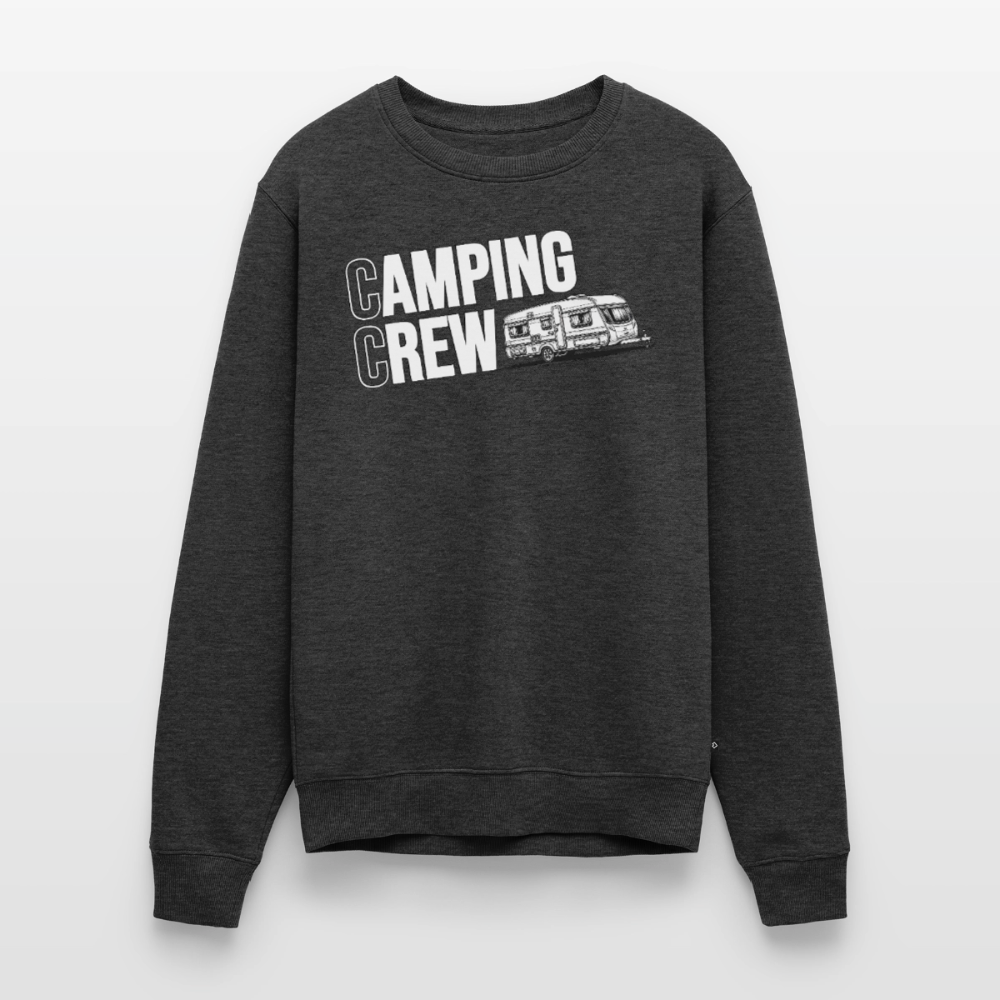Wohnwagen Camping Crew - Herren Camping Sweatshirt - Anthrazit meliert