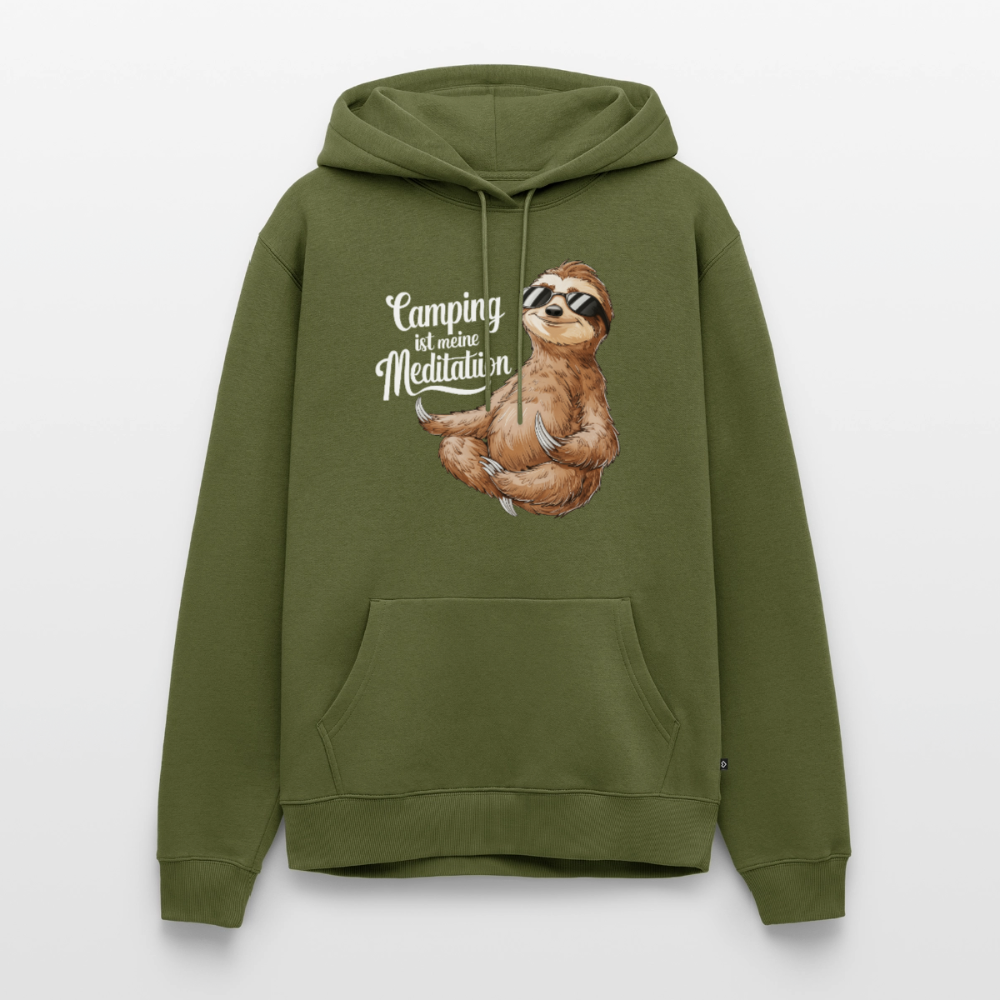 Camping ist Meditation - Herren Camping Hoodie - Khaki