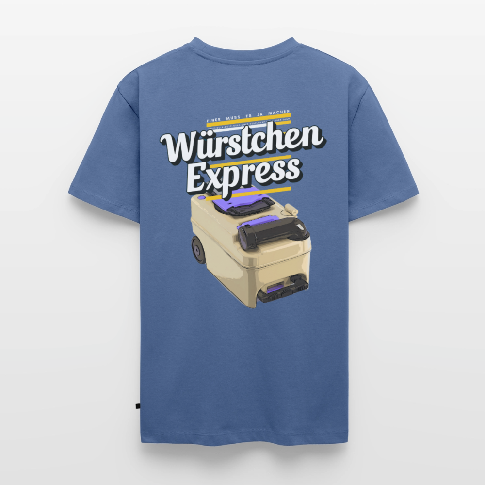 Würstchen Express - Herren Camping T-Shirt - Taubenblau