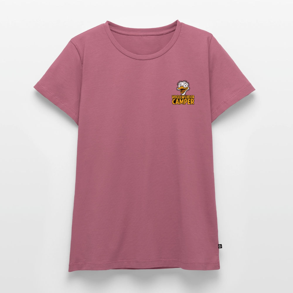 Vogelwuider Camper - Damen Camping T-Shirt - Mauve