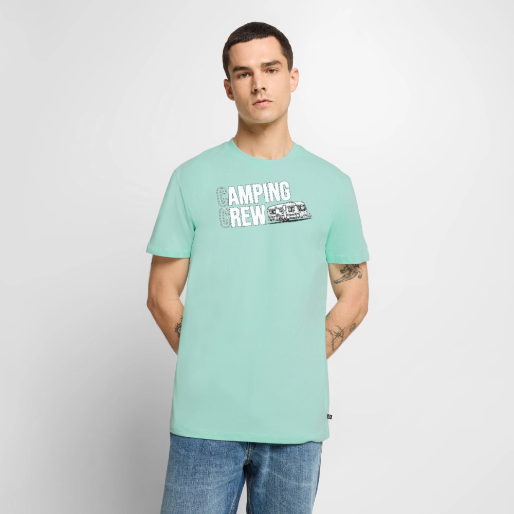 Wohnwagen Camping Crew - Herren Camping T-Shirt - Mint