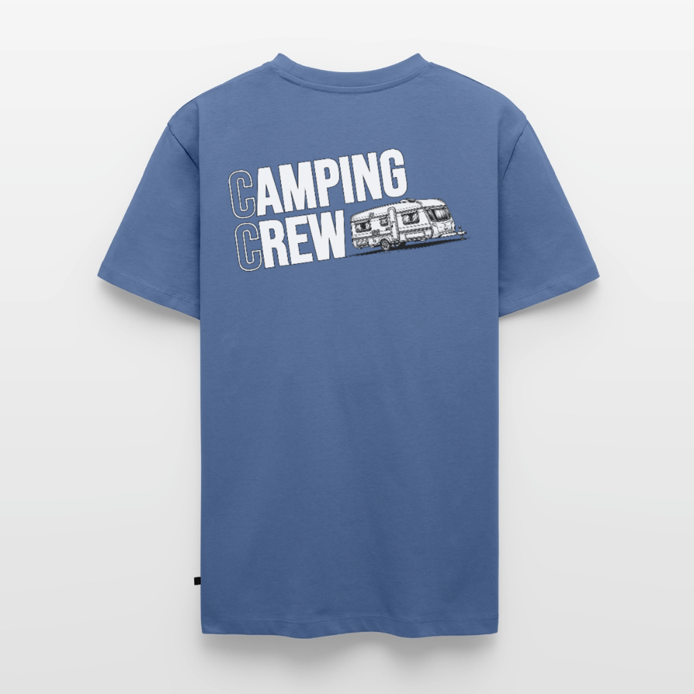 Wohnwagen Camping Crew - Herren Camping T-Shirt - Taubenblau