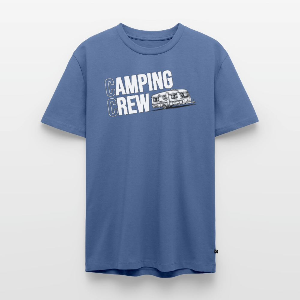 Wohnwagen Camping Crew - Herren Camping T-Shirt - Taubenblau