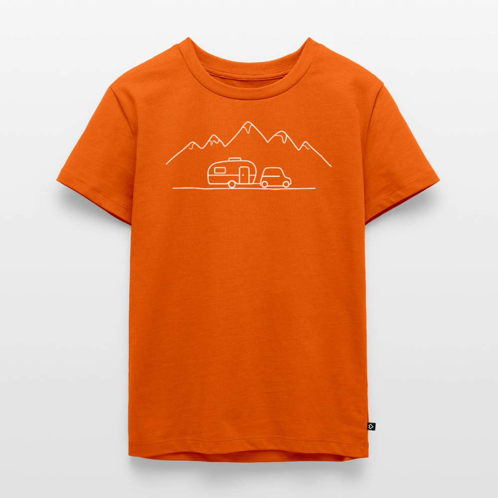Keep it Simple - Kinder Camping T-Shirt - Orange