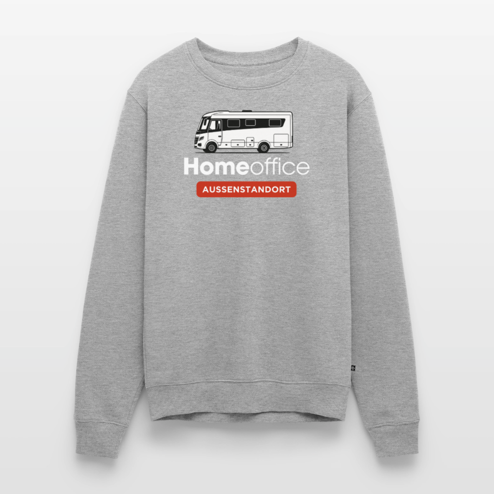 Vollintegriert Homeoffice - Herren Camping Sweatshirt - Grau meliert