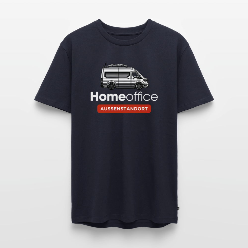 Vanlife Homeoffice - Herren Camping T-Shirt - Navy