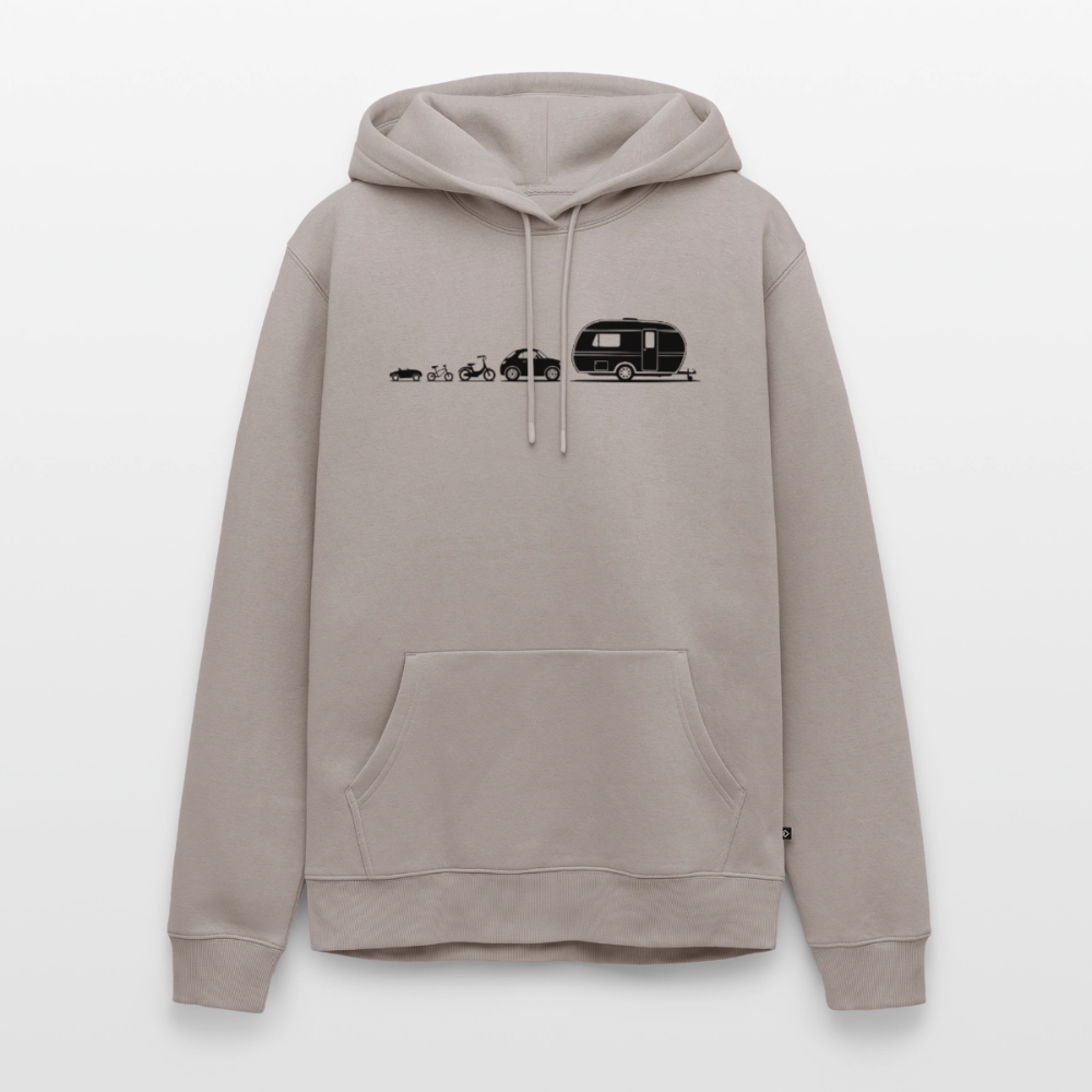 Evolution Wohnwagen - Herren Camping Hoodie - Taupe