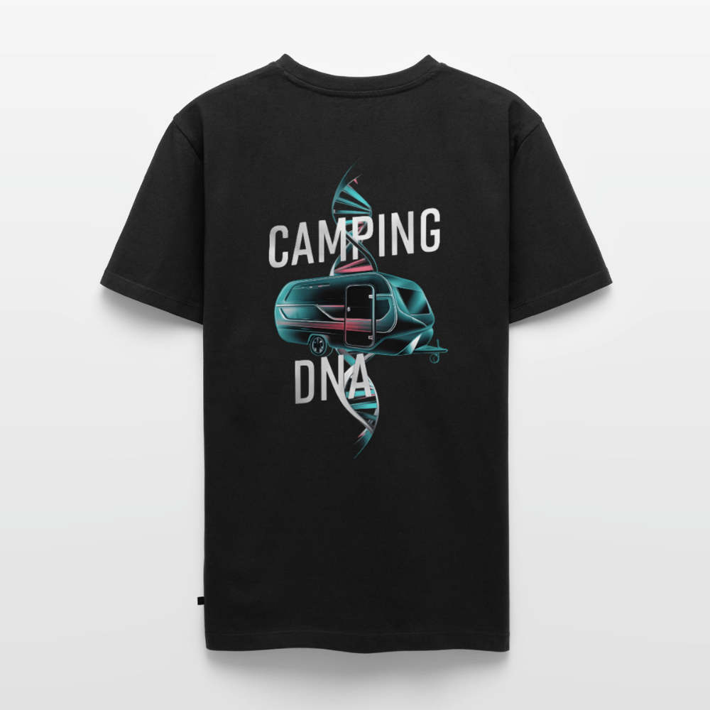 Wohnwagen Camping DNA - Herren Camping T-Shirt - Schwarz