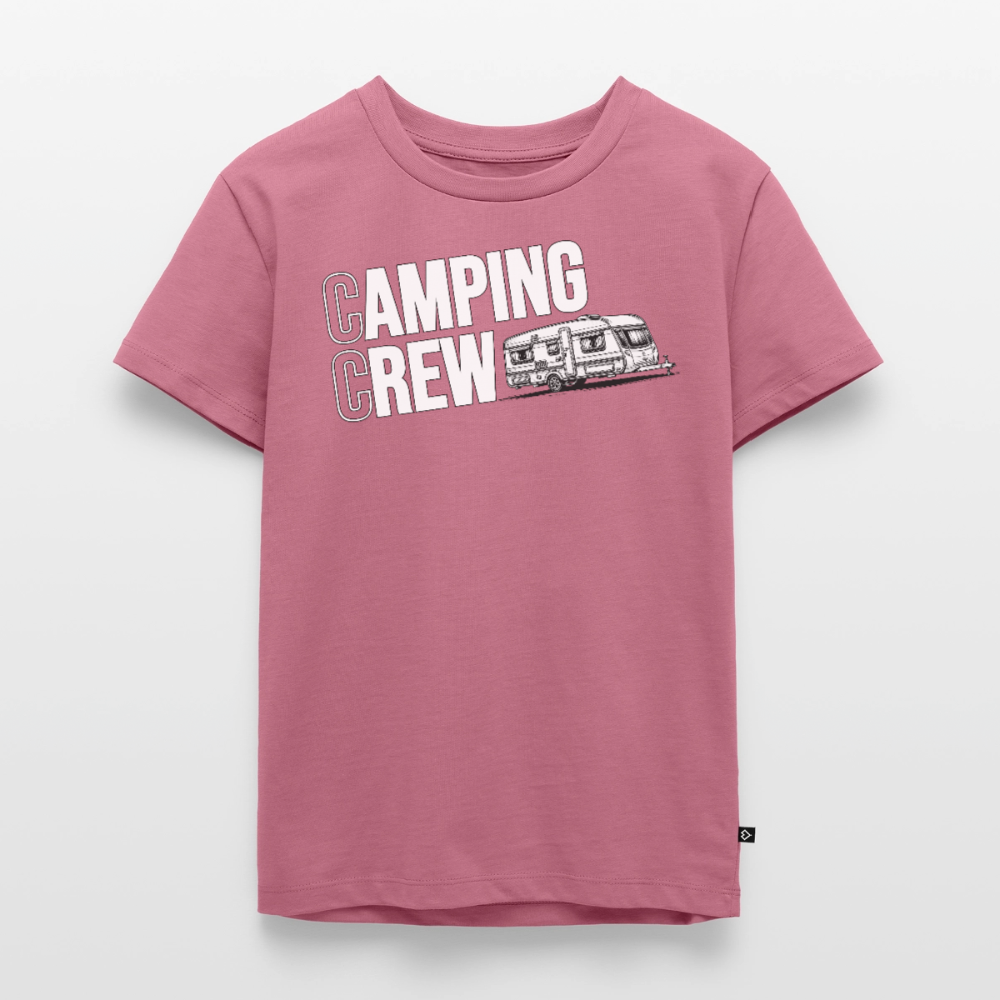 Wohnwagen Camping Crew - Kinder Camping T-Shirt - Mauve