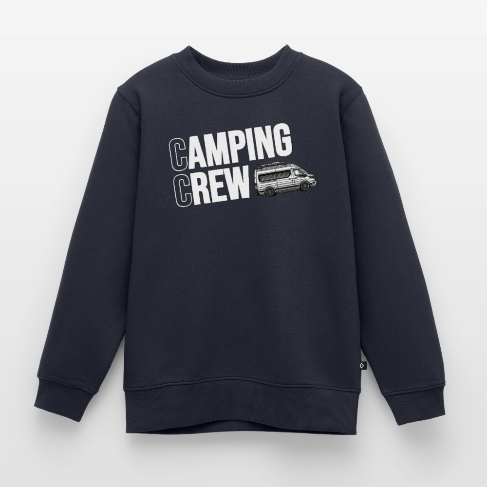 Vanlife Camping Crew - Kinder Camping Sweatshirt - Navy