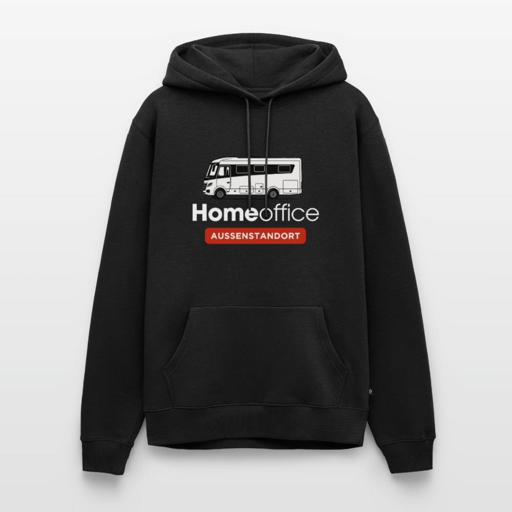 Vollintegriert Homeoffice - Herren Camping Hoodie - Schwarz