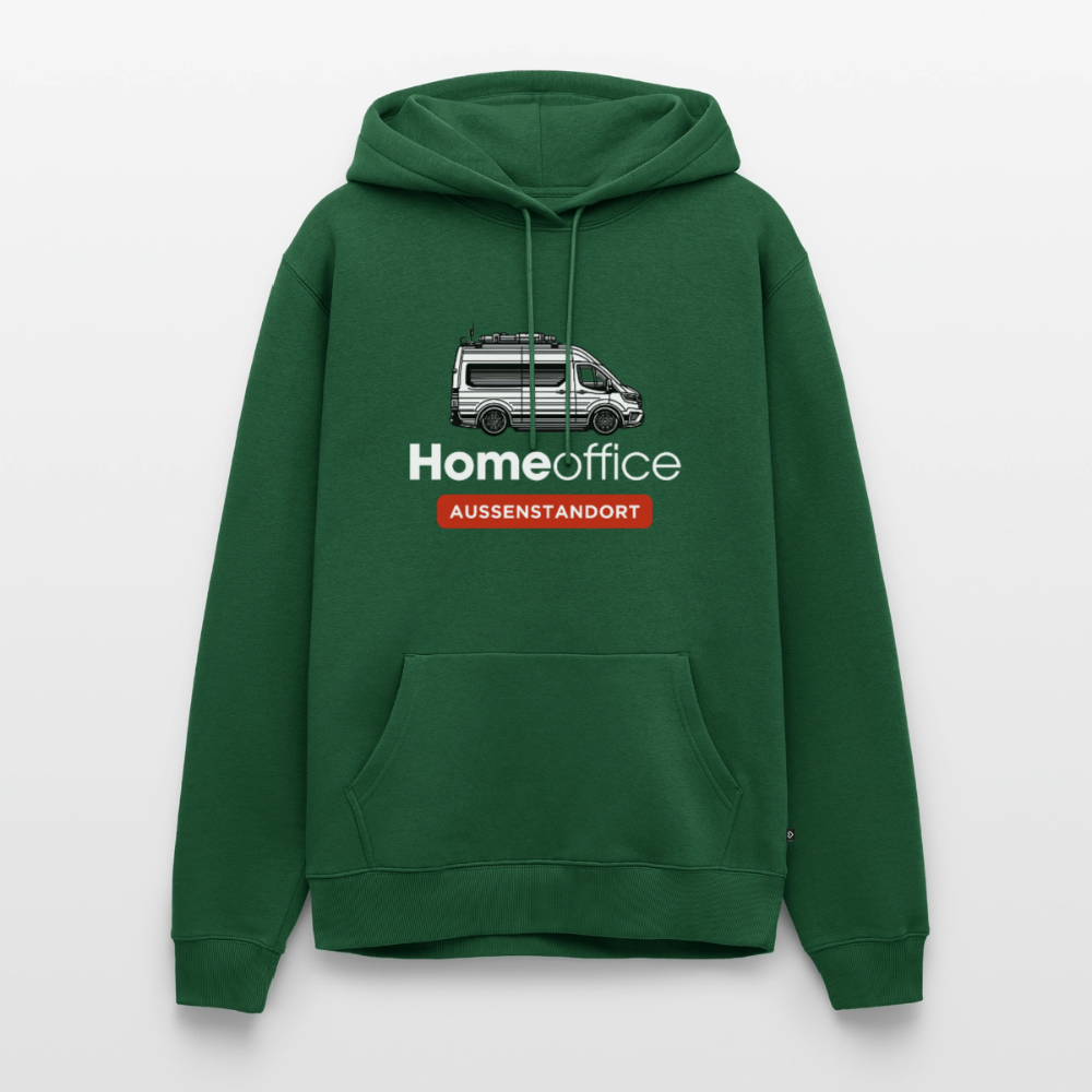 Vanlife Homeoffice - Herren Camping Hoodie - Flaschengrün