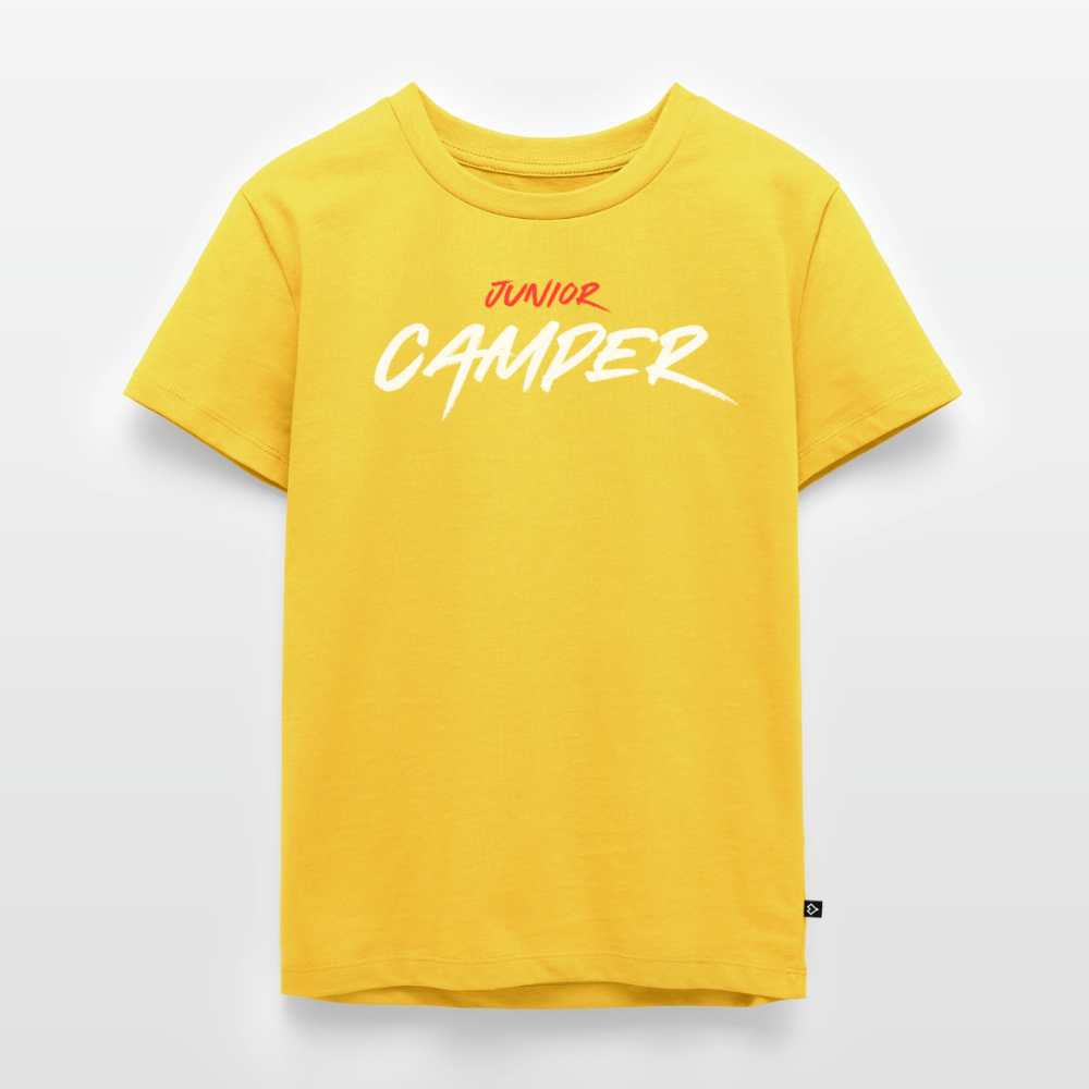 Junior Camper - Kinder Camping T-Shirt - Sonnengelb