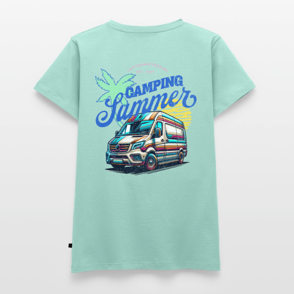 Camping Summer - Damen Camping T-Shirt - Mint