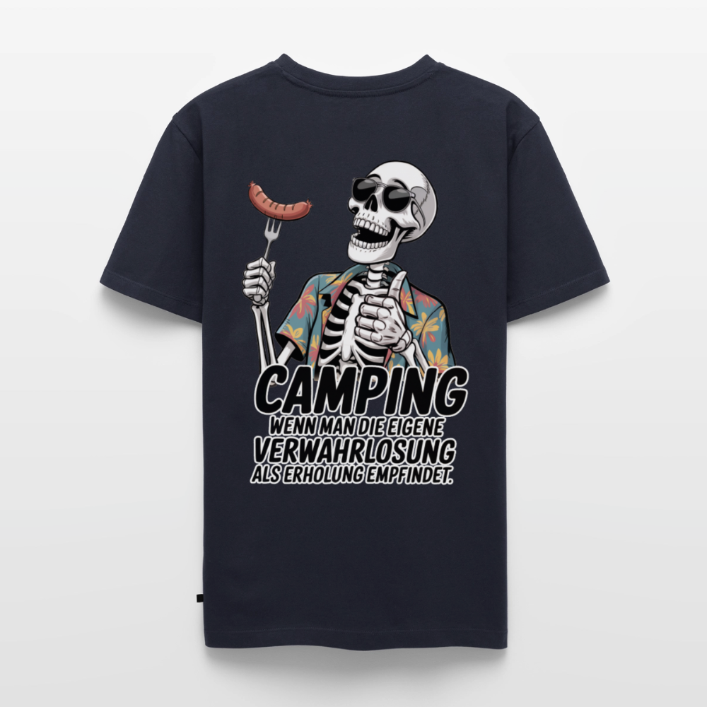Camping Verwahrlosung - Herren Camping T-Shirt - Navy