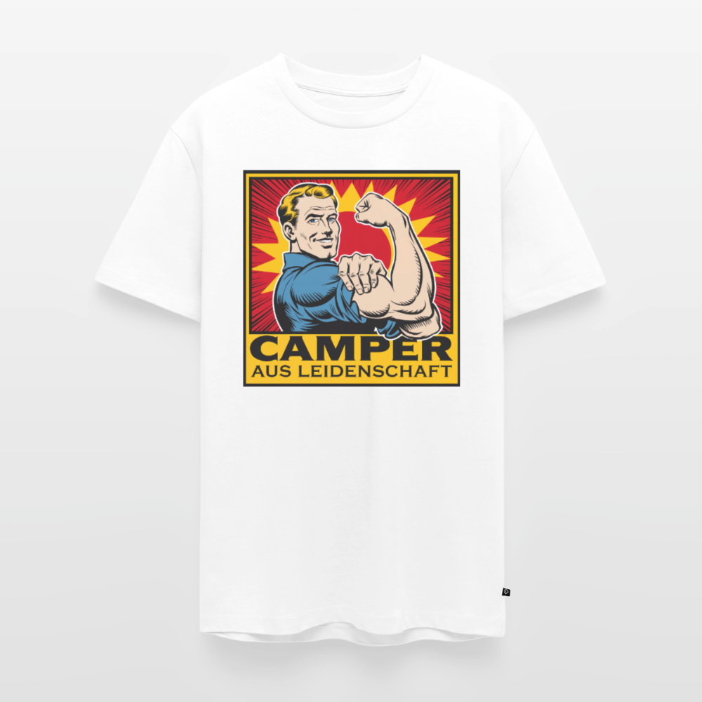 Starke Camper- Herren Camping T-Shirt - Weiß