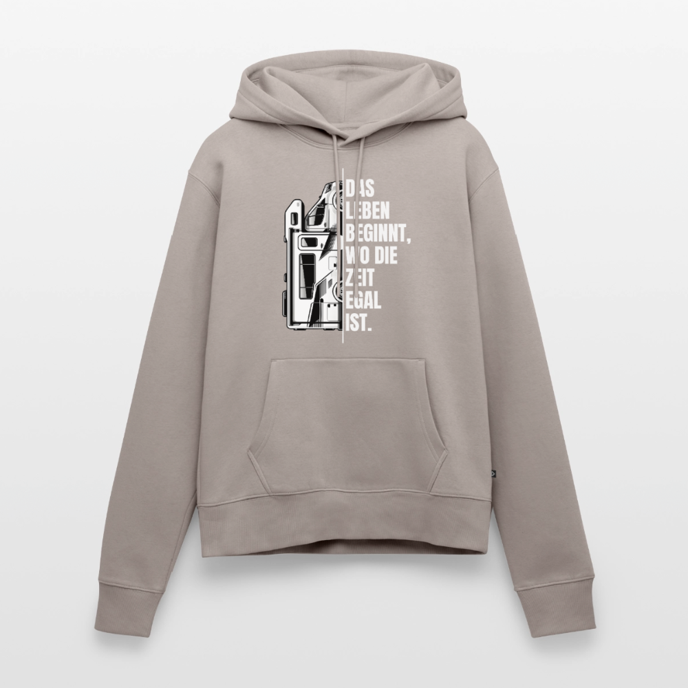 SPOD - Camping ist Zeitlos - Damen Camping Hoodie - Wohnmobil - Taupe