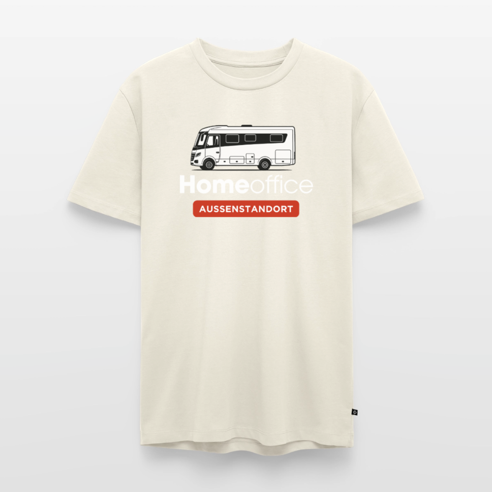 Vollintegriert Homeoffice - Herren Camping T-Shirt - Naturweiß