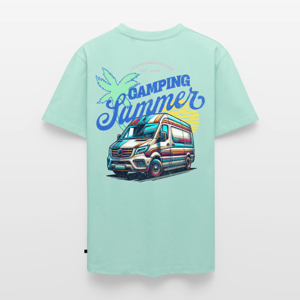 Camping Summer - Herren Camping T-Shirt - Mint
