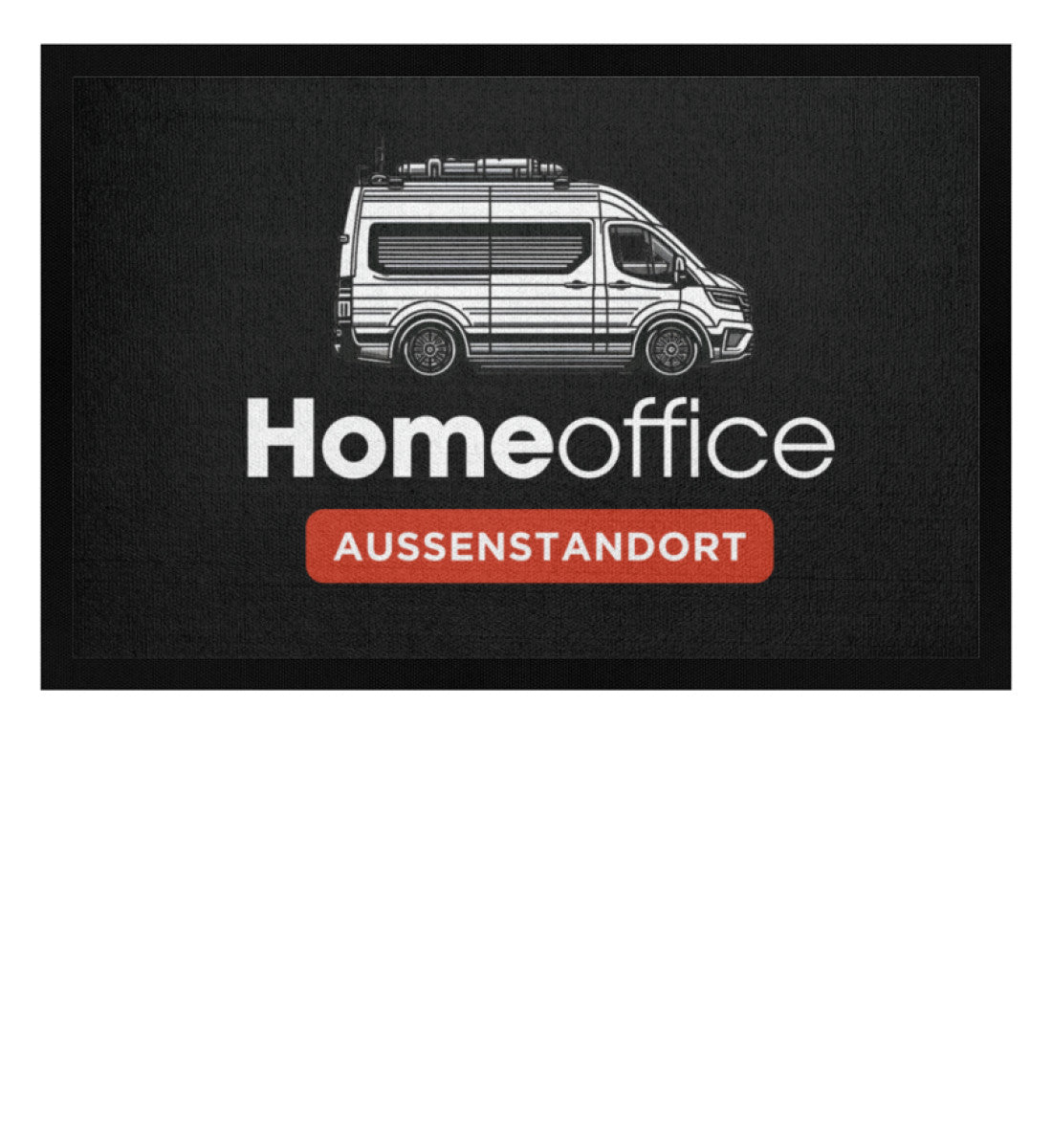 Van Homeoffice - Camping Fußmatte - LazyDonkeyDesign