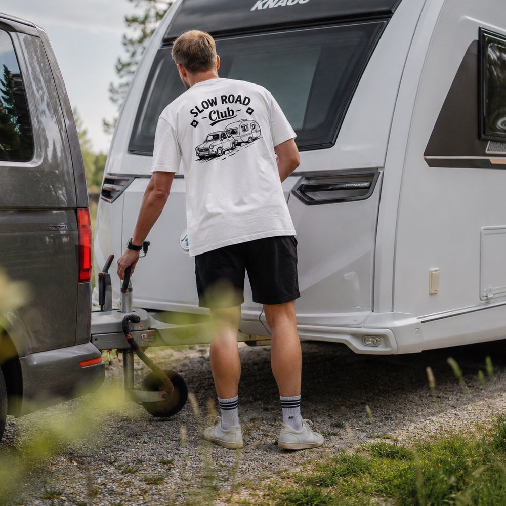 Slow Road Club - Herren Camping T-Shirt
