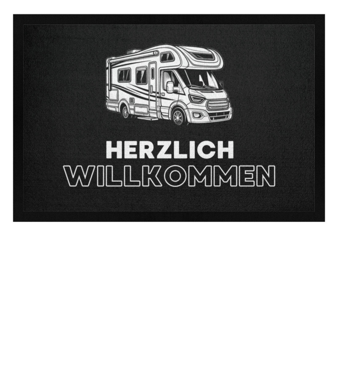 Herzlich Willkommen im Wohnmobil - Camping Fußmatte - LazyDonkeyDesign