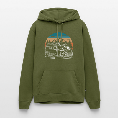 Vanlife mit Hund - Herren Camping Hoodie - Khaki