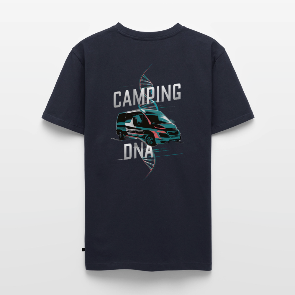 Vanlife Camping DNA - Herren Camping T-Shirt - Navy