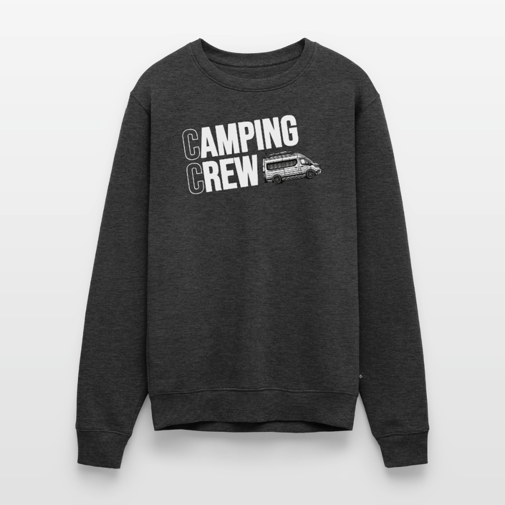 Vanlife Camping Crew - Herren Camping Sweatshirt - Anthrazit meliert