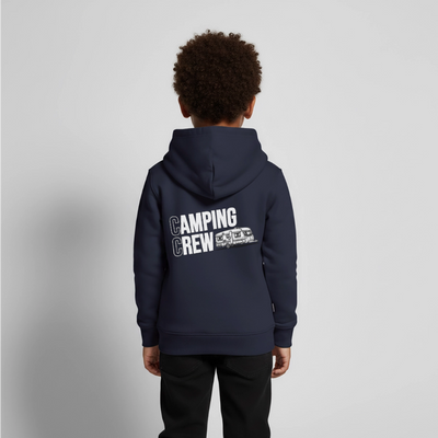 Wohnwagen Camping Crew - Kinder Camping Hoodie - Navy
