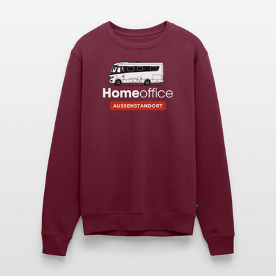 Vollintegriert Homeoffice - Herren Camping Sweatshirt - Burgunderrot