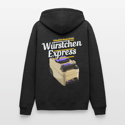 Würstchen Express - Herren Camping Hoodie - Anthrazit meliert