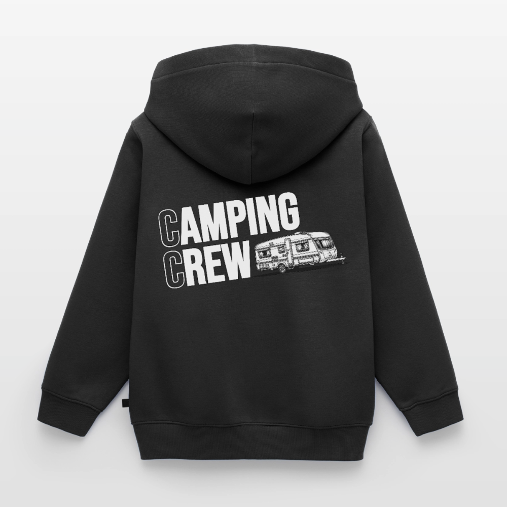 Wohnwagen Camping Crew - Kinder Camping Hoodie - Schwarz