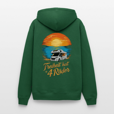 Freiheit hat 4 Räder - Herren Camping Hoodie - Wohnmobil - Flaschengrün