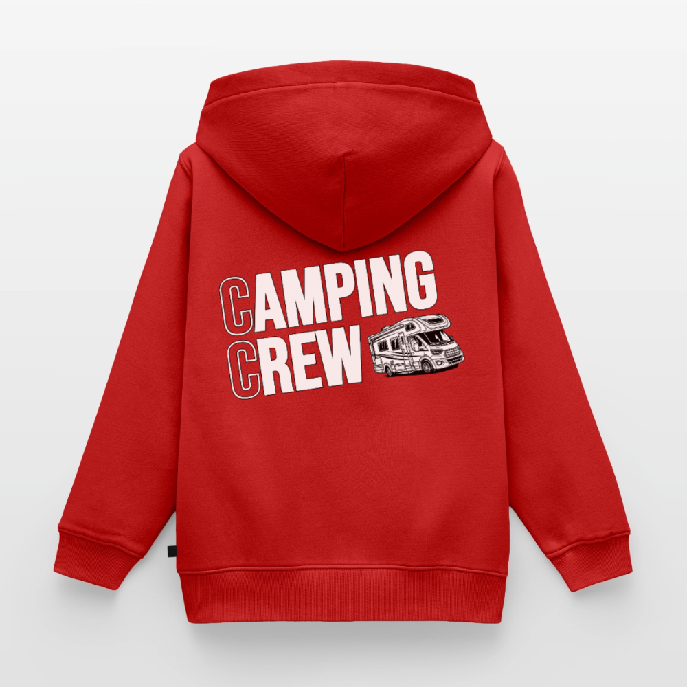 Wohnmobil Camping Crew - Kinder Camping Hoodie - Rot