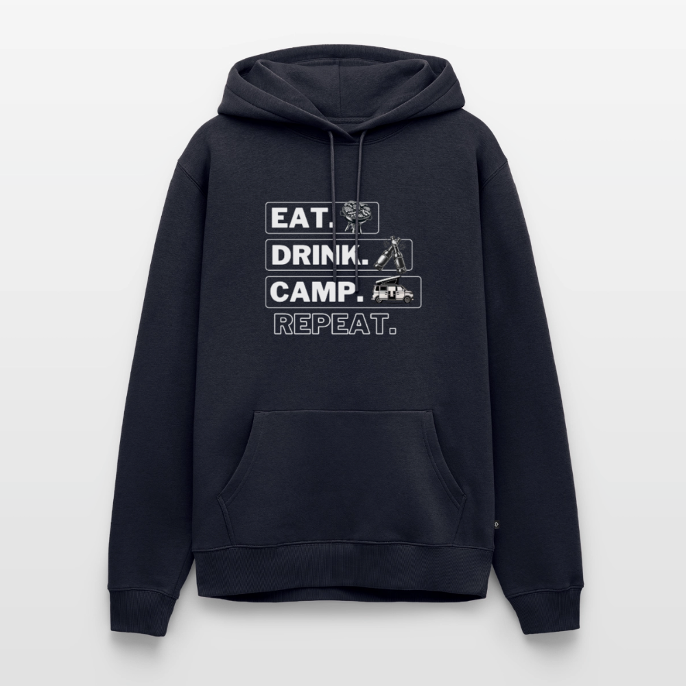 Eat Drink Camp - Herren Camping Hoodie - Bulli - Navy