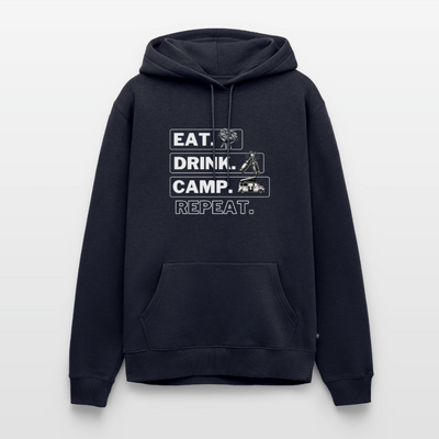 Eat Drink Camp - Herren Camping Hoodie - Bulli - Navy